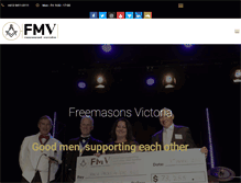 Tablet Screenshot of freemasonsvic.net.au